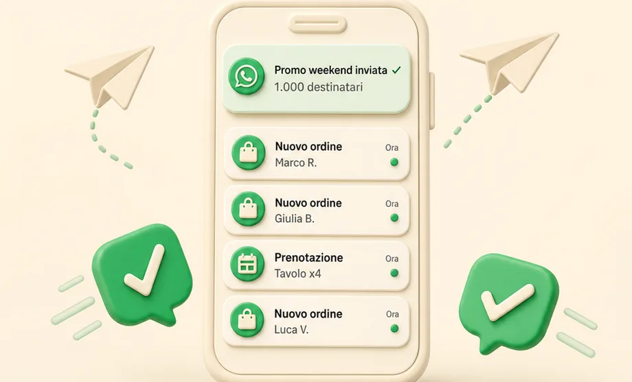 Ecrã de uma campanha WhatsApp da SendApp enviada a 1.000 destinatários, com entregues e lidos