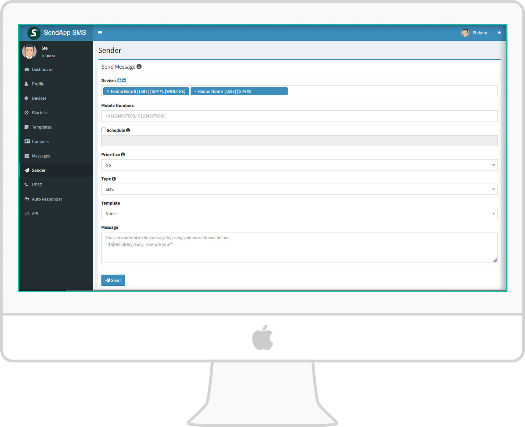 SendApp Gateway SMS