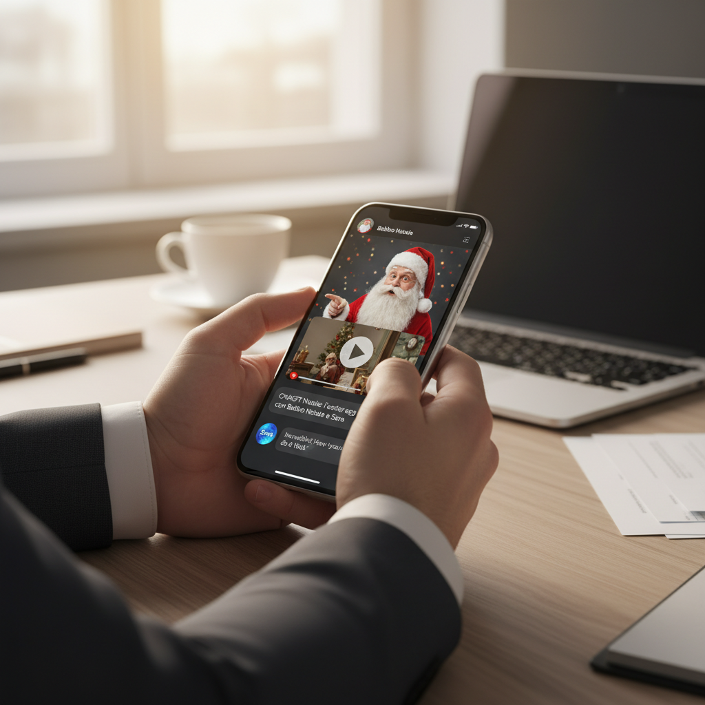 ChatGPT Natal: O vídeo do ovo de Páscoa com Papai Noel e Sora