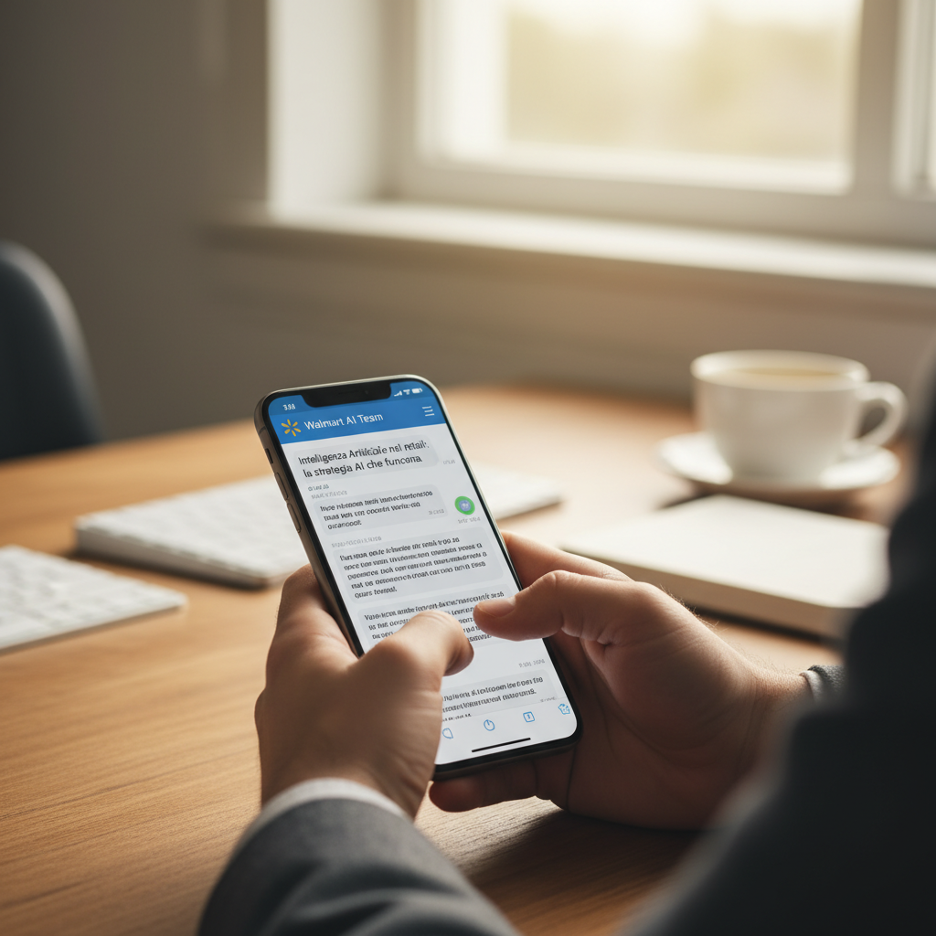 Intelligenza Artificiale nel retail: la strategia AI di Walmart che funziona davvero