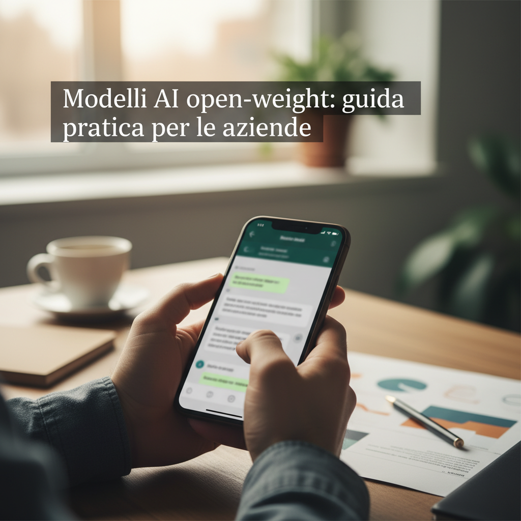 Modelli AI open-weight: guida pratica per le aziende